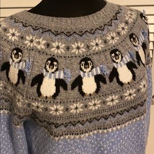 Holiday Penguin Sweater